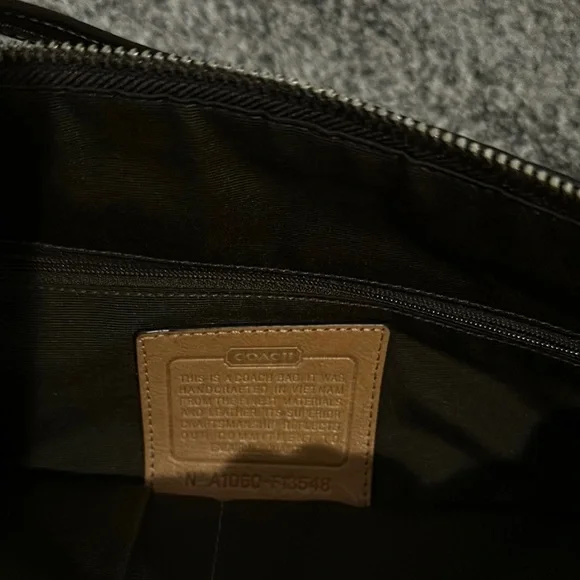 Coach Tan and Brown Signature Tote Bag - Picture 5 of 5